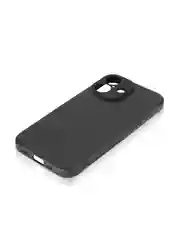 Черный чехол для iPhone 16, Pro, Max, Plus ребристый силиконовый BROSCORP, матовый карбон