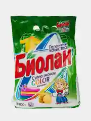 Стиральный порошок БИОЛАН Супер Эконом Color, автомат, 3400г