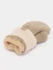 Карамельный варежки женские зимние теплые