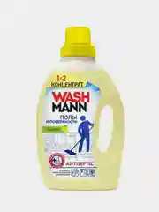 Средство для мытья полов WashMann Лимон, 1500 г