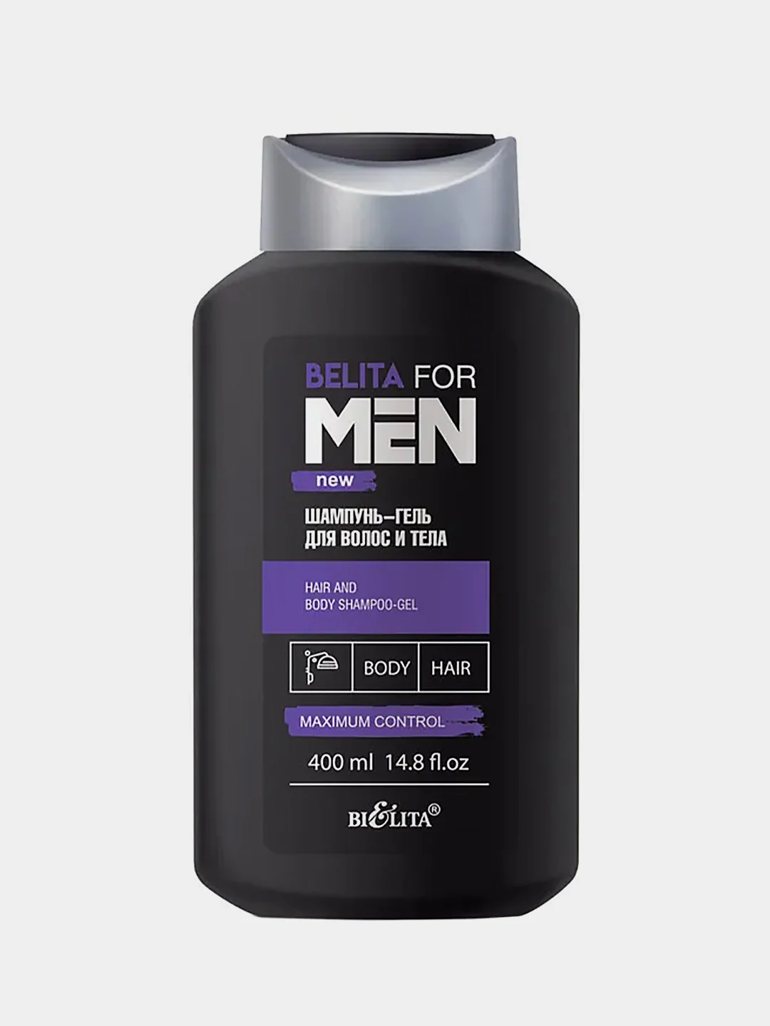 Шампунь-гель для волос и тела Belita for Men, 400 мл