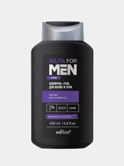 Шампунь-гель для волос и тела Belita for Men, 400 мл