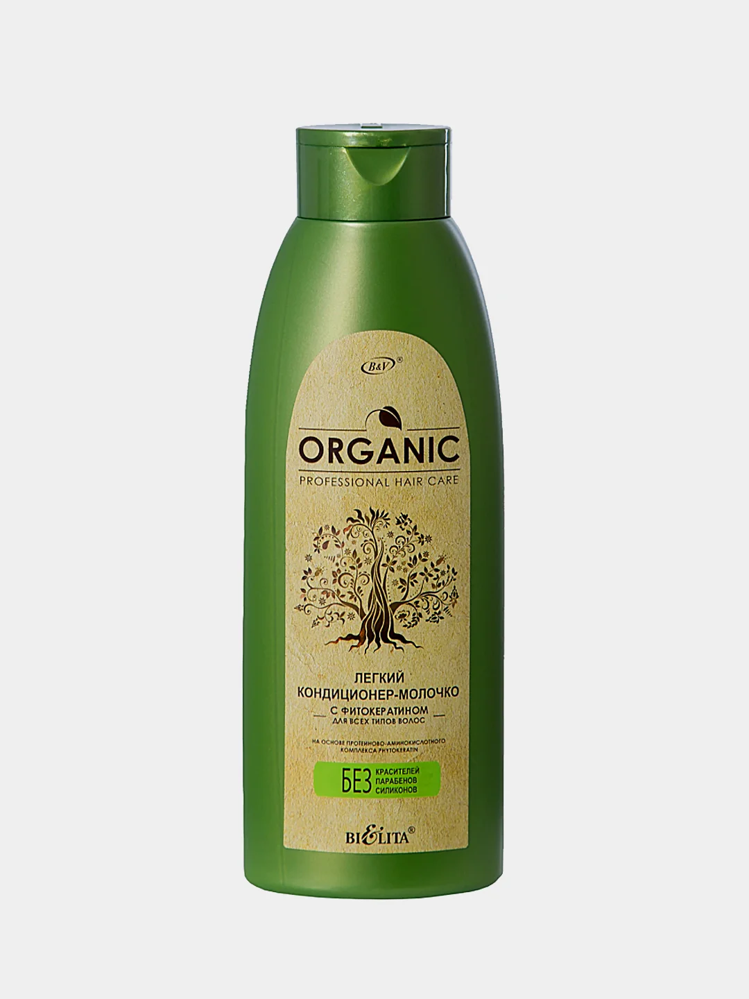 Кондиционер-молочко Белита ORGANIC, с фитокератином, для всех типов волос, 500 мл