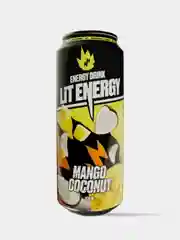 Энергетический напиток LIT ENERGY MANGO COCONUT, пастерелизованный, 0,45 л