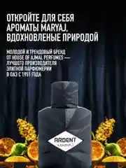 Парфюмерная вода мужская MARYAJ ARDENT FOR MEN, 100 мл