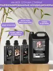 Парфюмированный кондиционер для белья Wellery "Кедр и пачули", 0,9 л