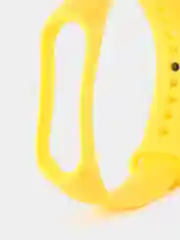 Желтый силиконовый ремешок Xiaomi Mi Band 3/4 (Фитнес-браслет)