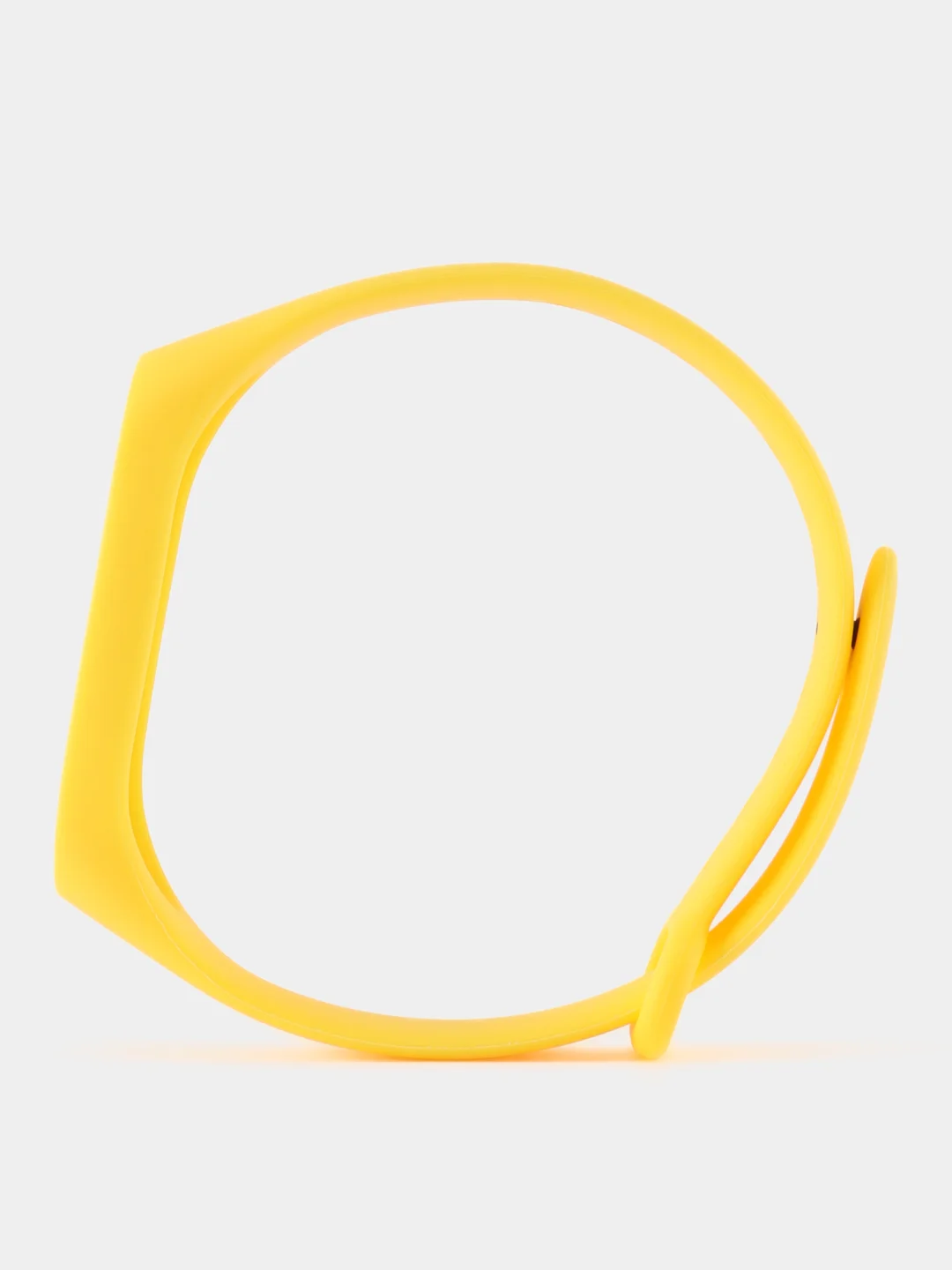 Желтый силиконовый ремешок Xiaomi Mi Band 3/4 (Фитнес-браслет)