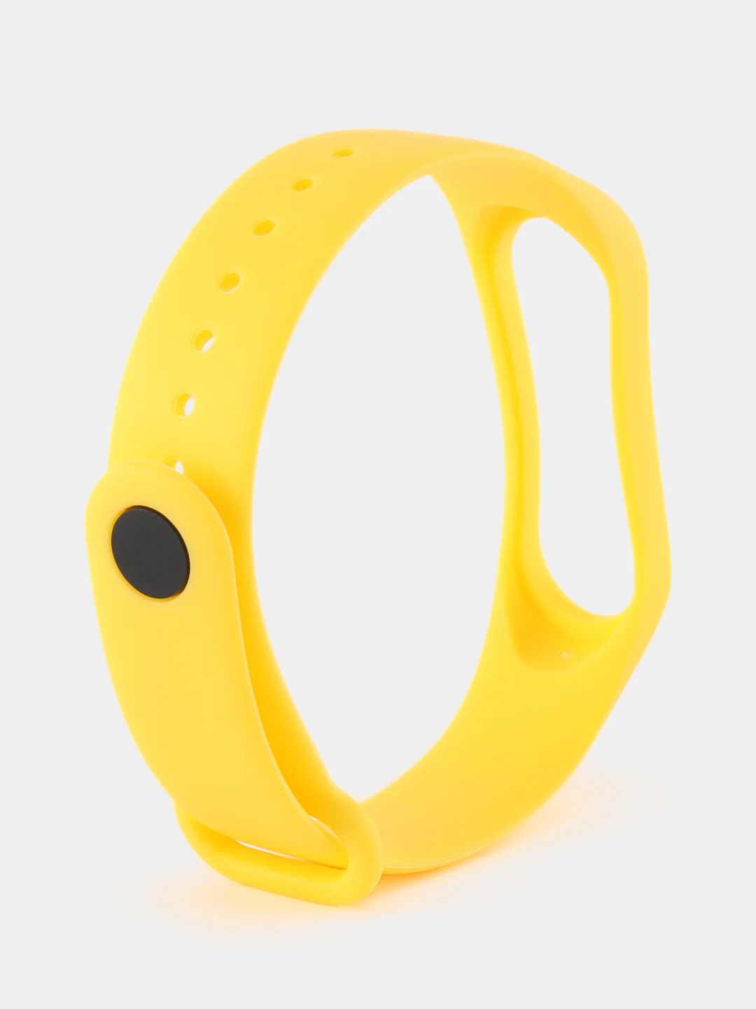 Желтый силиконовый ремешок Xiaomi Mi Band 3/4 (Фитнес-браслет)