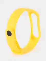 Желтый силиконовый ремешок Xiaomi Mi Band 3/4 (Фитнес-браслет)