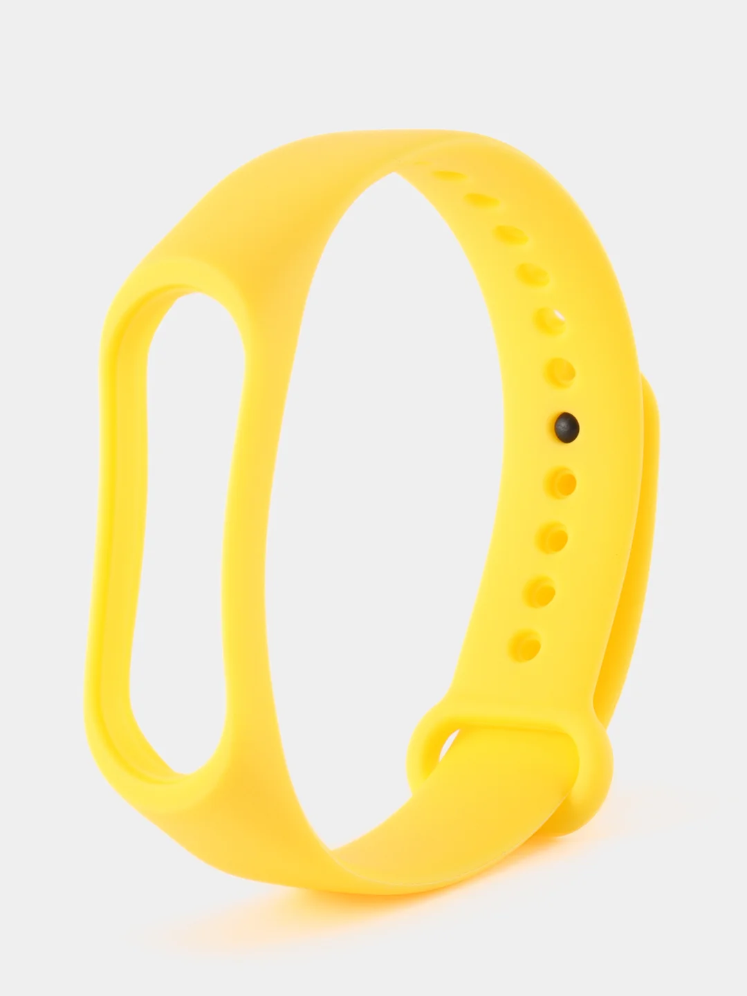 Желтый силиконовый ремешок Xiaomi Mi Band 3/4 (Фитнес-браслет)