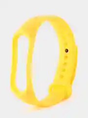 Желтый силиконовый ремешок Xiaomi Mi Band 3/4 (Фитнес-браслет)