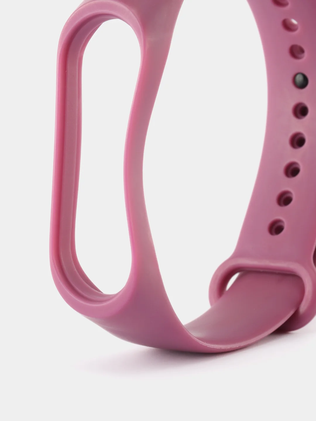 Аметистовый силиконовый ремешок Xiaomi Mi Band 3/4 (Фитнес-браслет)