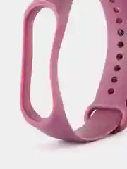 Аметистовый силиконовый ремешок Xiaomi Mi Band 3/4 (Фитнес-браслет)