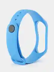 Лазурный силиконовый ремешок Xiaomi Mi Band 3/4 (Фитнес-браслет)