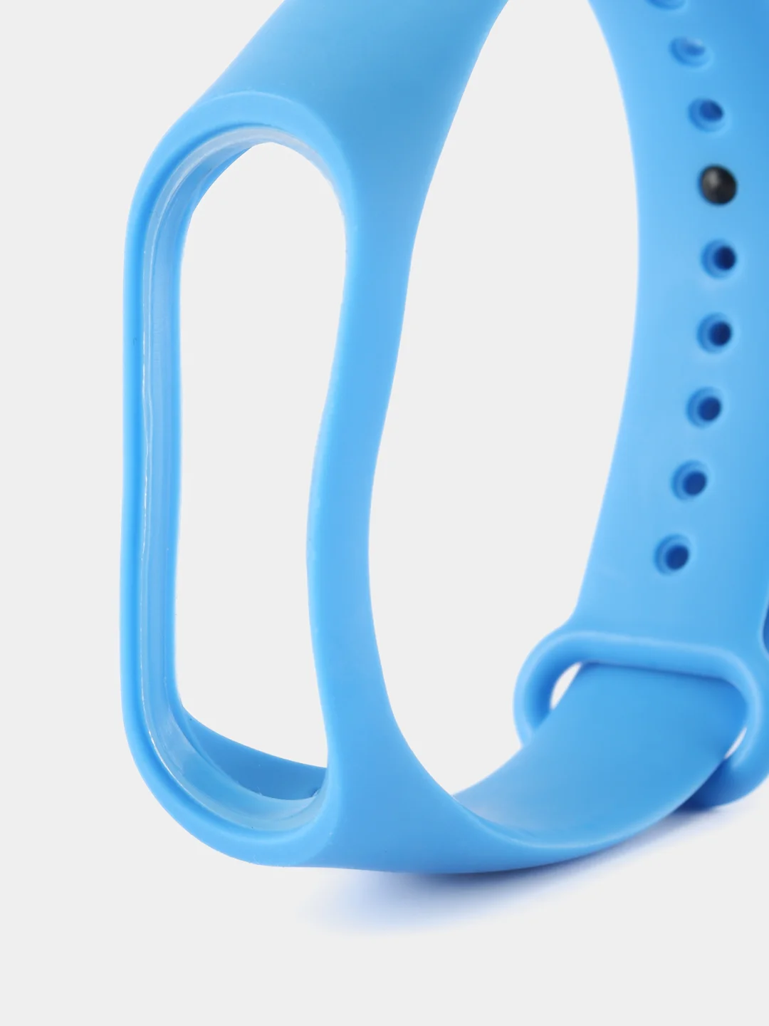 Лазурный силиконовый ремешок Xiaomi Mi Band 3/4 (Фитнес-браслет)