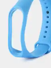 Лазурный силиконовый ремешок Xiaomi Mi Band 3/4 (Фитнес-браслет)