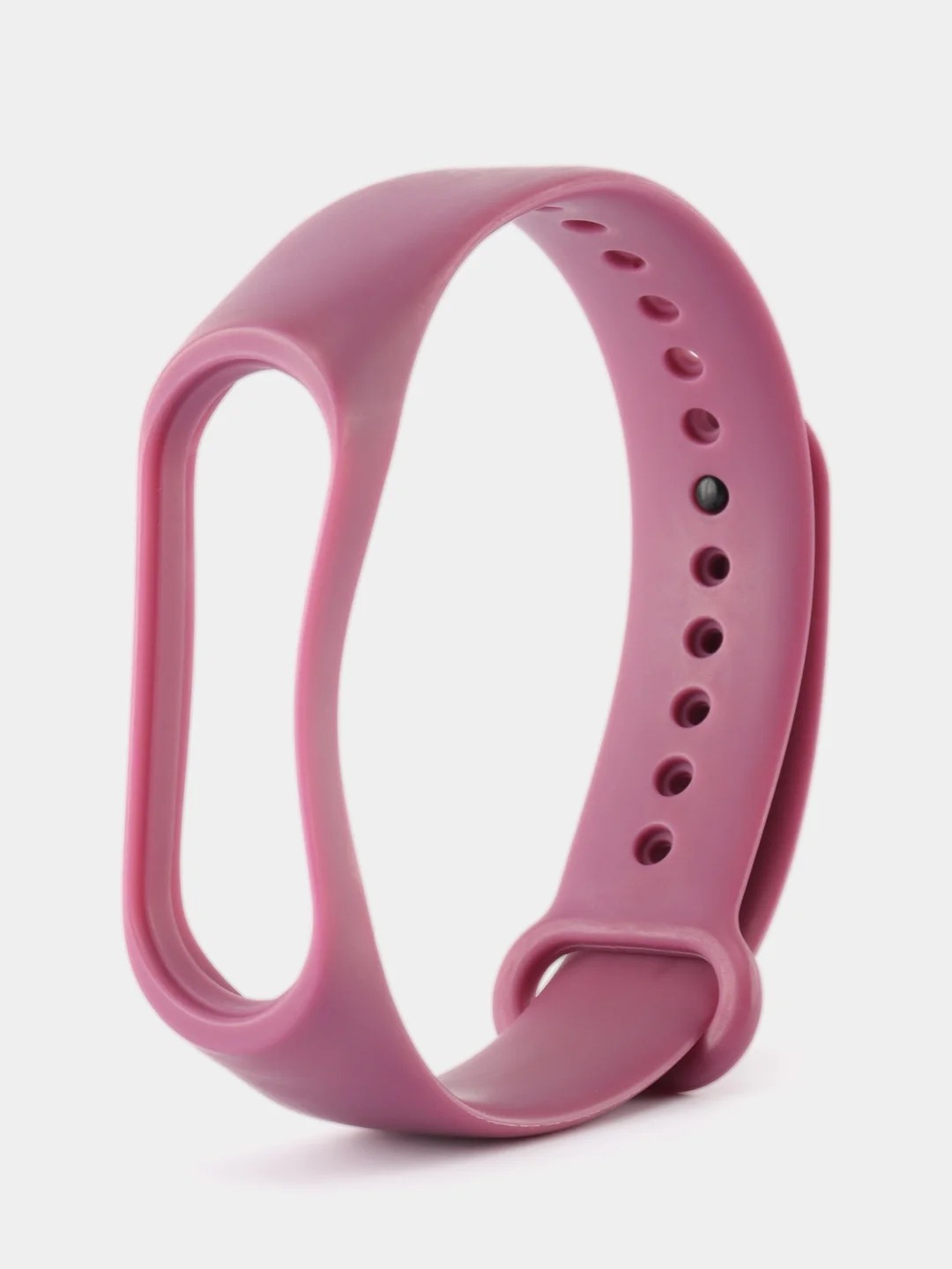 Аметистовый силиконовый ремешок Xiaomi Mi Band 3/4 (Фитнес-браслет)