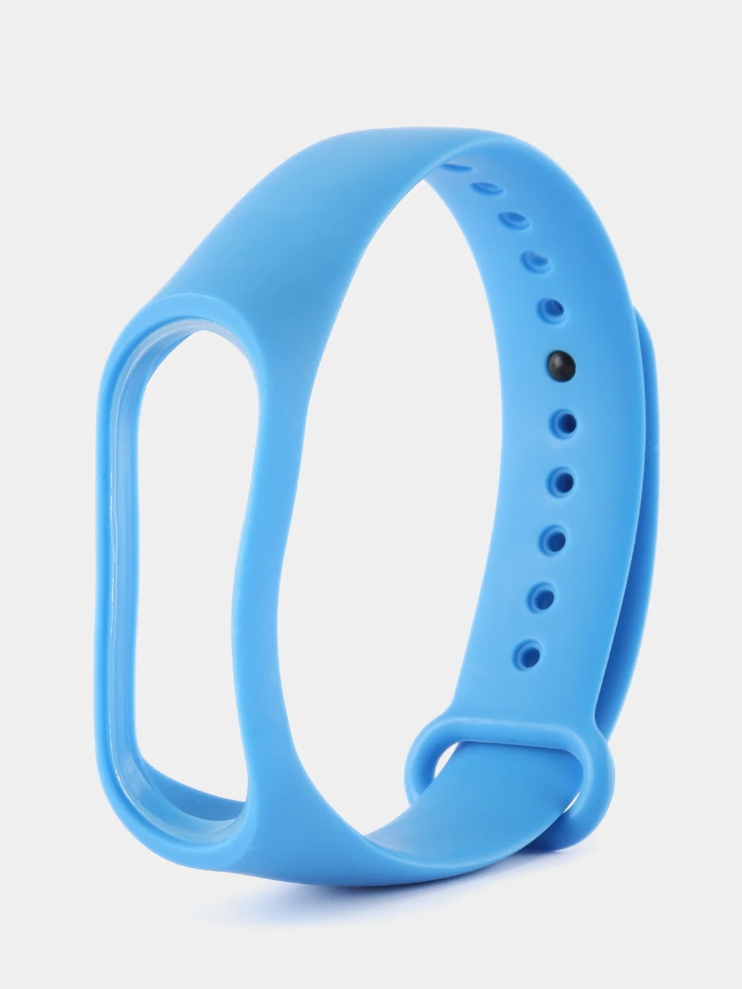 Лазурный силиконовый ремешок Xiaomi Mi Band 3/4 (Фитнес-браслет)