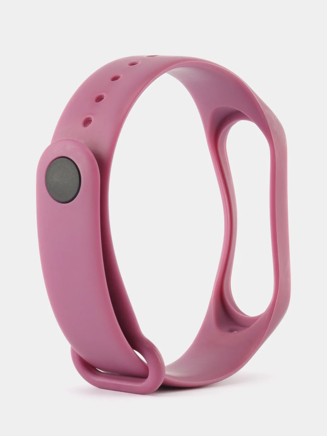 Аметистовый силиконовый ремешок Xiaomi Mi Band 3/4 (Фитнес-браслет)