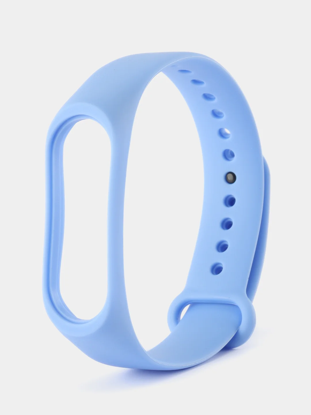 Небесно-голубой силиконовый ремешок Xiaomi Mi Band 3/4 (Фитнес-браслет)