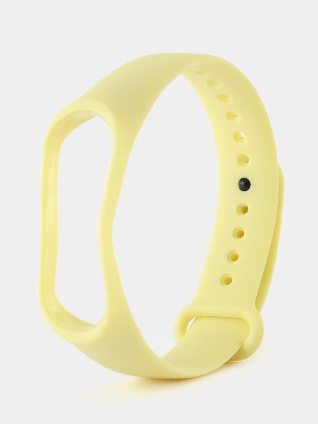 Светло-жёлтый силиконовый ремешок Xiaomi Mi Band 3/4 (Фитнес-браслет)
