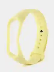 Светло-жёлтый силиконовый ремешок Xiaomi Mi Band 3/4 (Фитнес-браслет)