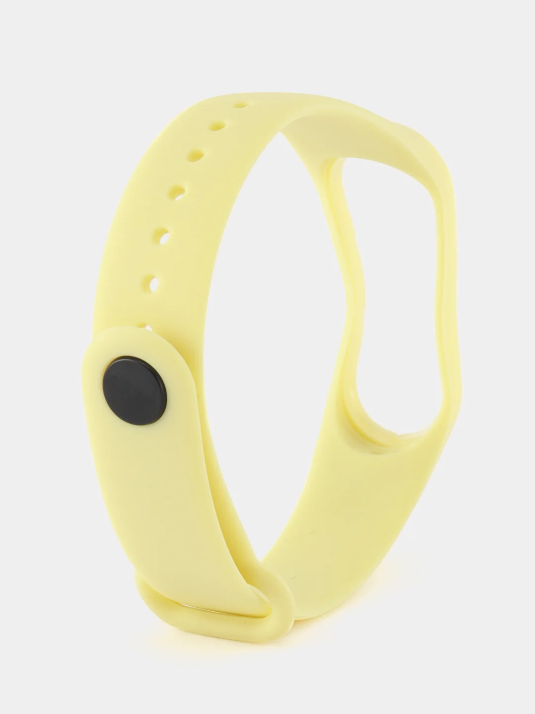 Светло-жёлтый силиконовый ремешок Xiaomi Mi Band 3/4 (Фитнес-браслет)
