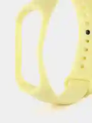 Светло-жёлтый силиконовый ремешок Xiaomi Mi Band 3/4 (Фитнес-браслет)