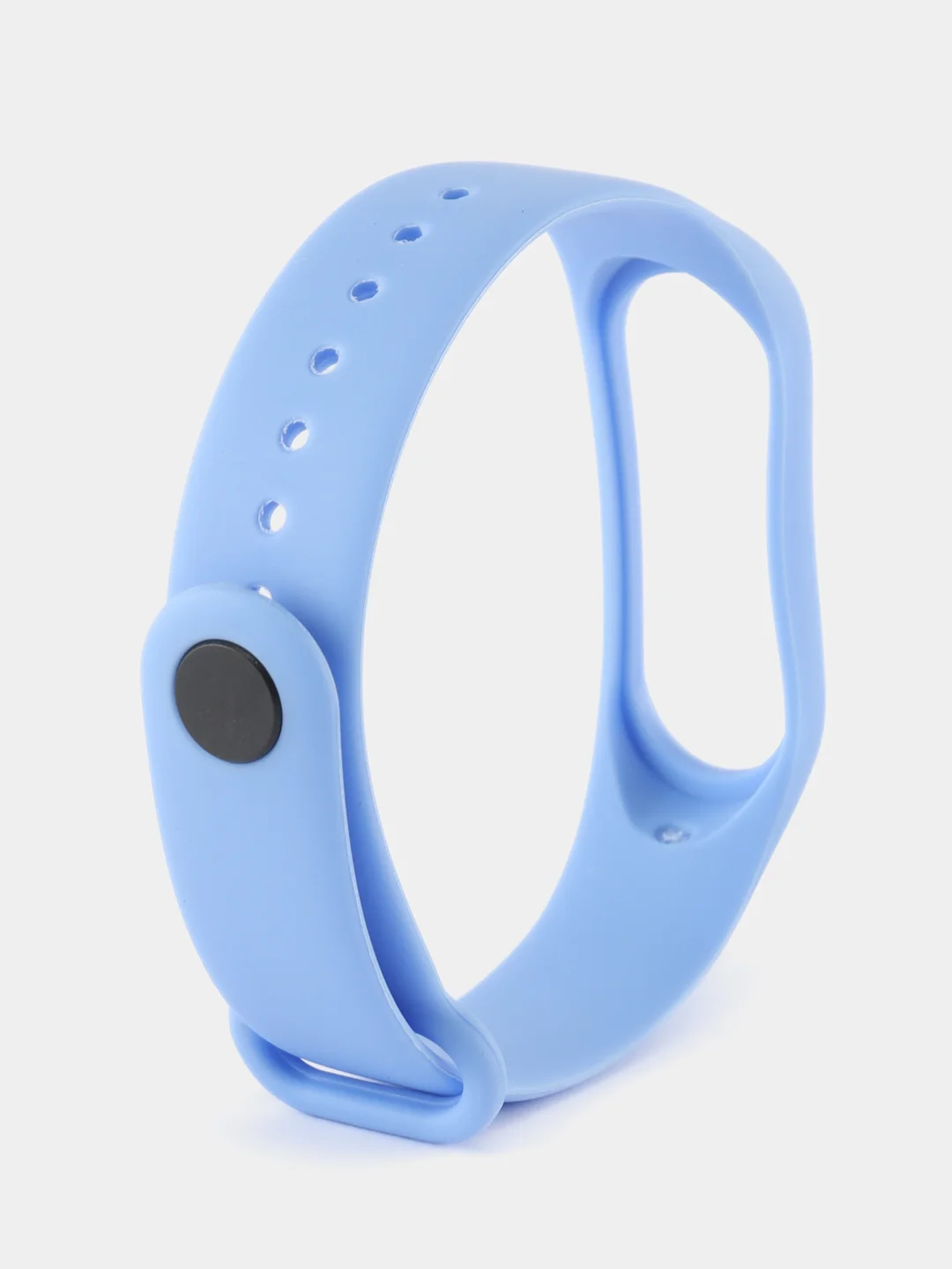 Небесно-голубой силиконовый ремешок Xiaomi Mi Band 3/4 (Фитнес-браслет)