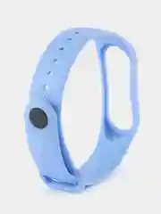 Небесно-голубой силиконовый ремешок Xiaomi Mi Band 3/4 (Фитнес-браслет)