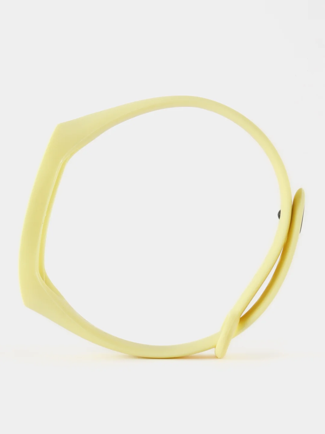 Светло-жёлтый силиконовый ремешок Xiaomi Mi Band 3/4 (Фитнес-браслет)