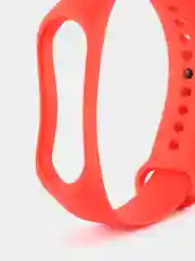 Алый силиконовый ремешок Xiaomi Mi Band 3/4 (Фитнес-браслет)