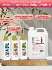 Парфюмированный кондиционер для белья Wellery "Аромат ириса и гиацинта", 1 л