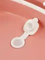 Розовый ванна складная детская со сливом MOWbaby Oasis