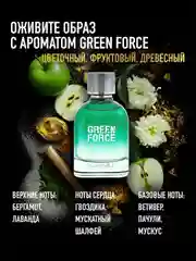 Парфюмерная вода мужская MARYAJ GREEN FORCE, 100 мл