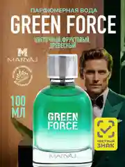 Парфюмерная вода мужская MARYAJ GREEN FORCE, 100 мл