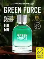 Парфюмерная вода мужская MARYAJ GREEN FORCE, 100 мл