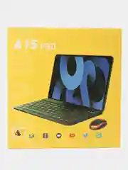 Серый планшет A15 pro 10,1" с клавиатурой, набор "ноутбук" клавиатура, мышка, 4/64
