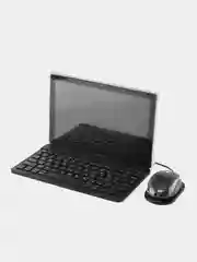 Серый планшет A15 pro 10,1" с клавиатурой, набор "ноутбук" клавиатура, мышка, 4/64