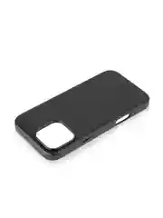 Черный чехол MagSafe для iPhone 16, Pro Max Plus кожаный BROSCORP из экокожи с защитой камер
