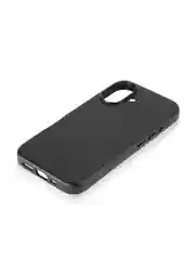 Черный чехол MagSafe для iPhone 16, Pro Max Plus кожаный BROSCORP из экокожи с защитой камер