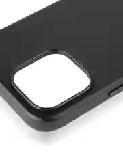 Черный чехол MagSafe для iPhone 16, Pro Max Plus кожаный BROSCORP из экокожи с защитой камер