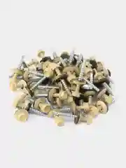 Саморезы кровельные RAL1014, со сверлом,слоновая кость, 4,8 х 35 мм
