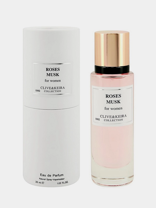Туалетная вода женская Clive&Keira W 1102 ROSES MUSK, 30 мл