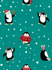 Бумага упаковочная новогодняя ЗОЛОТАЯ СКАЗКА Snow Fun, 70х100 см, 10 дизайнов