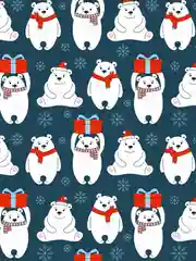 Бумага упаковочная новогодняя ЗОЛОТАЯ СКАЗКА Snow Fun, 70х100 см, 10 дизайнов