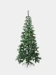 Елка искуственная, новогодняя, 210 см, Velvet Pinewood, с инеем и шишками, ЗОЛОТАЯ СКАЗКА