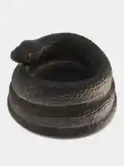 Золотой подсвечник змея для чайной свечи