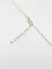 Золотой цепочка на шею "Два сердца"